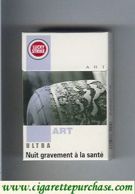 Lucky Strike Ultra Art cigarettes hard box